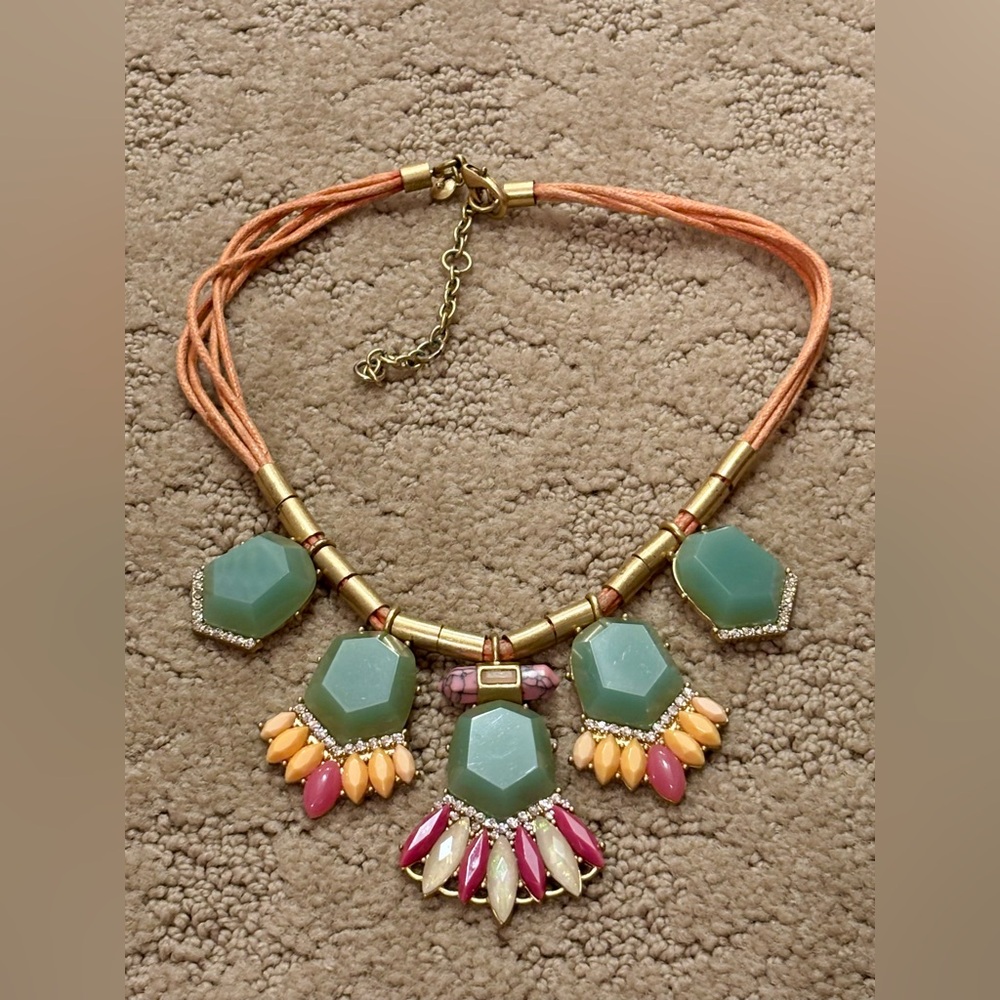 J. Crew Multicolor Statement Necklace